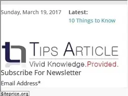 Sites similar to tipsarticle.com