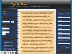 Sites similar to tipsformom.com