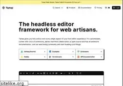 Sites similar to tiptap.dev
