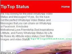Sites similar to tiptopstatus.com