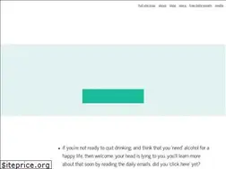 Sites similar to tiredofthinkingaboutdrinking.com