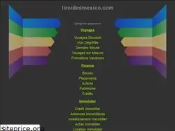 Sites similar to tiroidesmexico.com