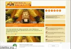 Sites similar to tirumalabalaji.in