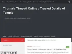 Sites similar to tirumalatirupationline.com