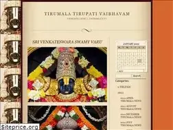 Sites similar to tirumalatirupatitemple.wordpress.com