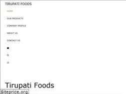 Sites similar to tirupatifoods.in