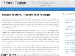 Sites similar to tirupatitourism.in