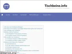 Sites similar to tischbeine.info