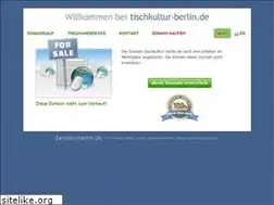 Sites similar to tischkultur-berlin.de