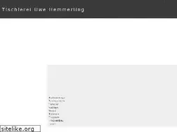 Sites similar to tischlerei-hemmerling.de