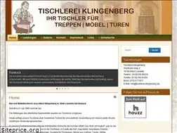 Sites similar to tischlerei-klingenberg.de