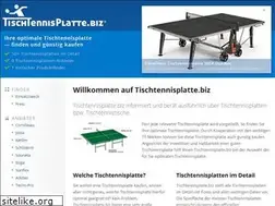 Sites similar to tischtennisplatte.biz