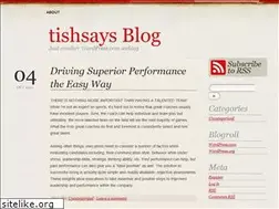 Sites similar to tishsays.wordpress.com