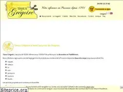 Sites similar to tissus-gregoire-vaucluse.fr