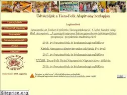 Sites similar to tiszafolk.hu
