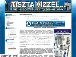 Sites similar to tisztavizzel.hu