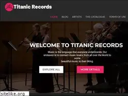 Sites similar to titanicrecords.com