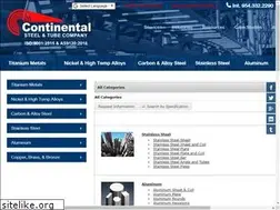 Sites similar to titanium-stainless-steel.continentalsteel.com