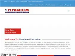 Sites similar to titaniumedu.com