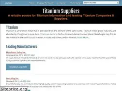 Sites similar to titaniummanufacturers.com