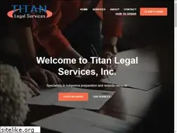 Sites similar to titanlegalservices.com