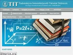 Sites similar to titdebrecen.hu