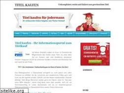 Sites similar to titel-kaufen.de