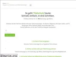 Sites similar to titelschutz-magazin.de