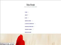 Sites similar to titiefitrah.wordpress.com