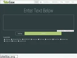 Sites similar to titlecase.com
