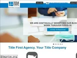 Sites similar to titlefirst.com