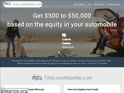 Sites similar to titleloannearme.com