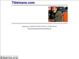 Sites similar to titleloans.com