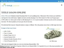 Sites similar to titleloanser.com
