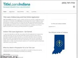 Sites similar to titleloansindiana.com