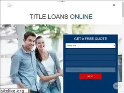 Sites similar to titleloansonline.com