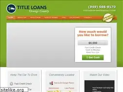 Sites similar to titleloansorangecounty.com