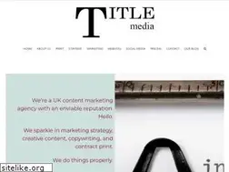 Sites similar to titlemedia.co.uk