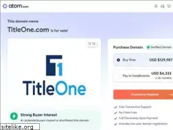 Sites similar to titleone.com