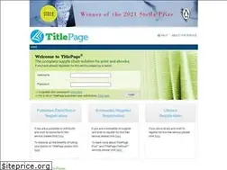 Sites similar to titlepage.com.au