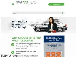 Sites similar to titleproloans.com