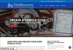 Sites similar to titlerecovery.com