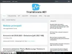 Sites similar to titolidistato.net