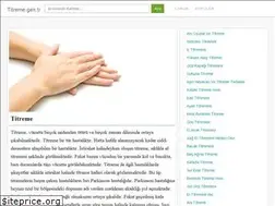 Sites similar to titreme.gen.tr
