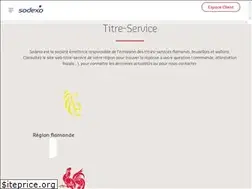 Sites similar to titresservices-sodexo.be