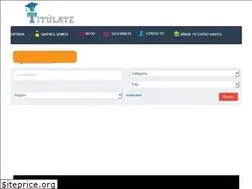 Sites similar to titulate.com