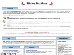 Sites similar to titulosnauticos.net