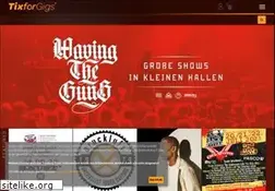 Sites similar to tixforgigs.com