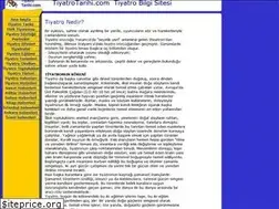 Sites similar to tiyatrotarihi.com