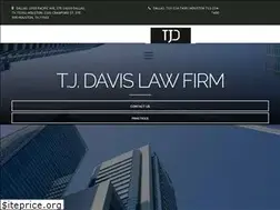 Sites similar to tjdavislawfirm.com
